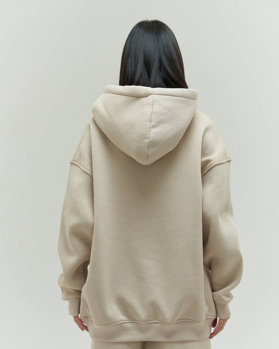 【送料&関税込】Stone  Beige Cotton Hoodie 775f377fb1eb7c045704ecfa9a55dc