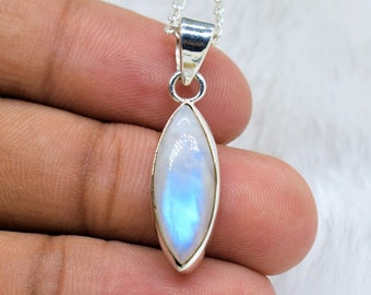 Moonstone Handmade Silver Necklace