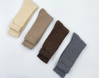 4 Pairs - Warm Wool Socks, High Quality Wool Winter Socks For Men, Women, Wool Outdoor Indoor Socks - Gift for her - Valentines Gift for him