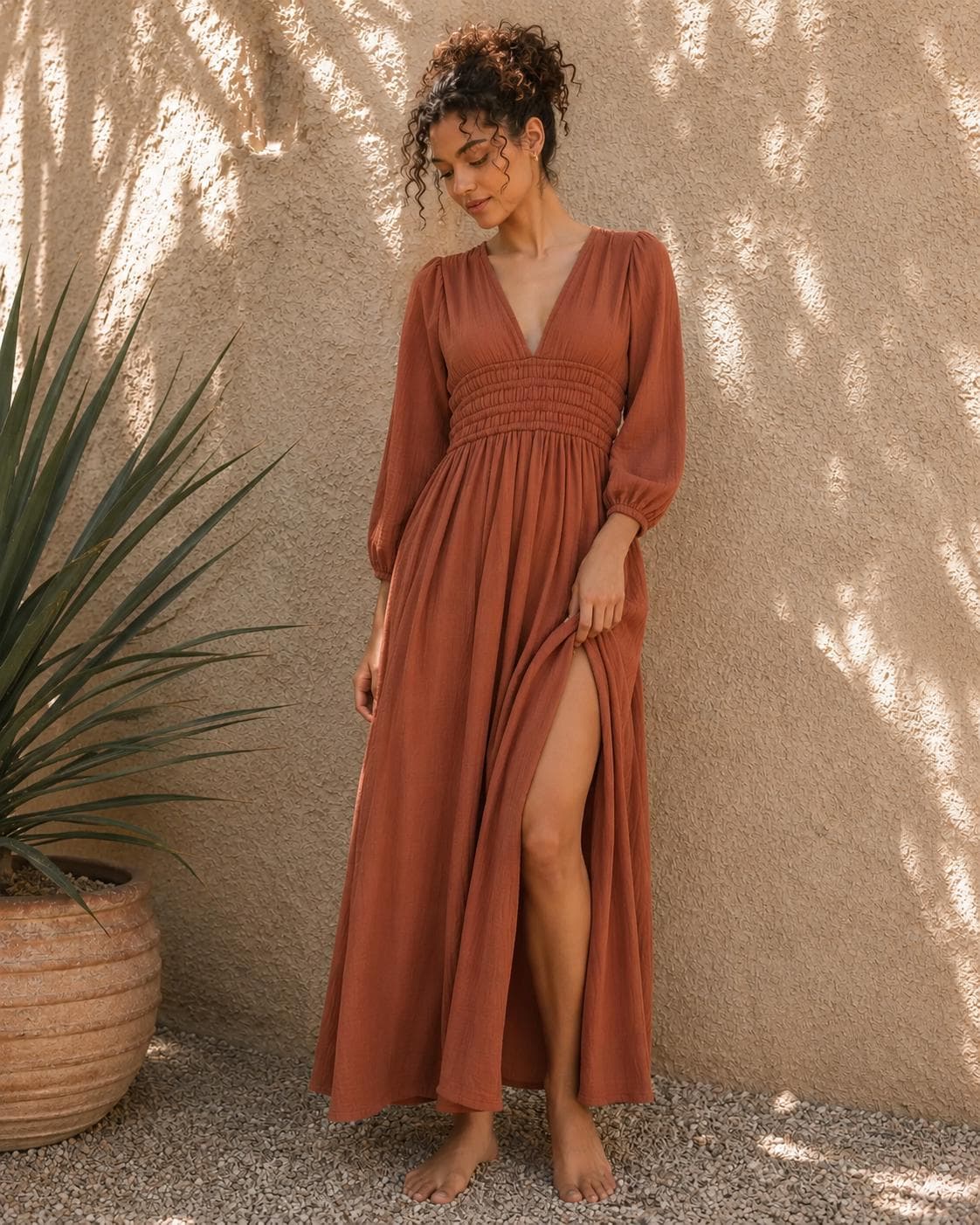 Terracotta Dresses for Wedding Guests - Etsy