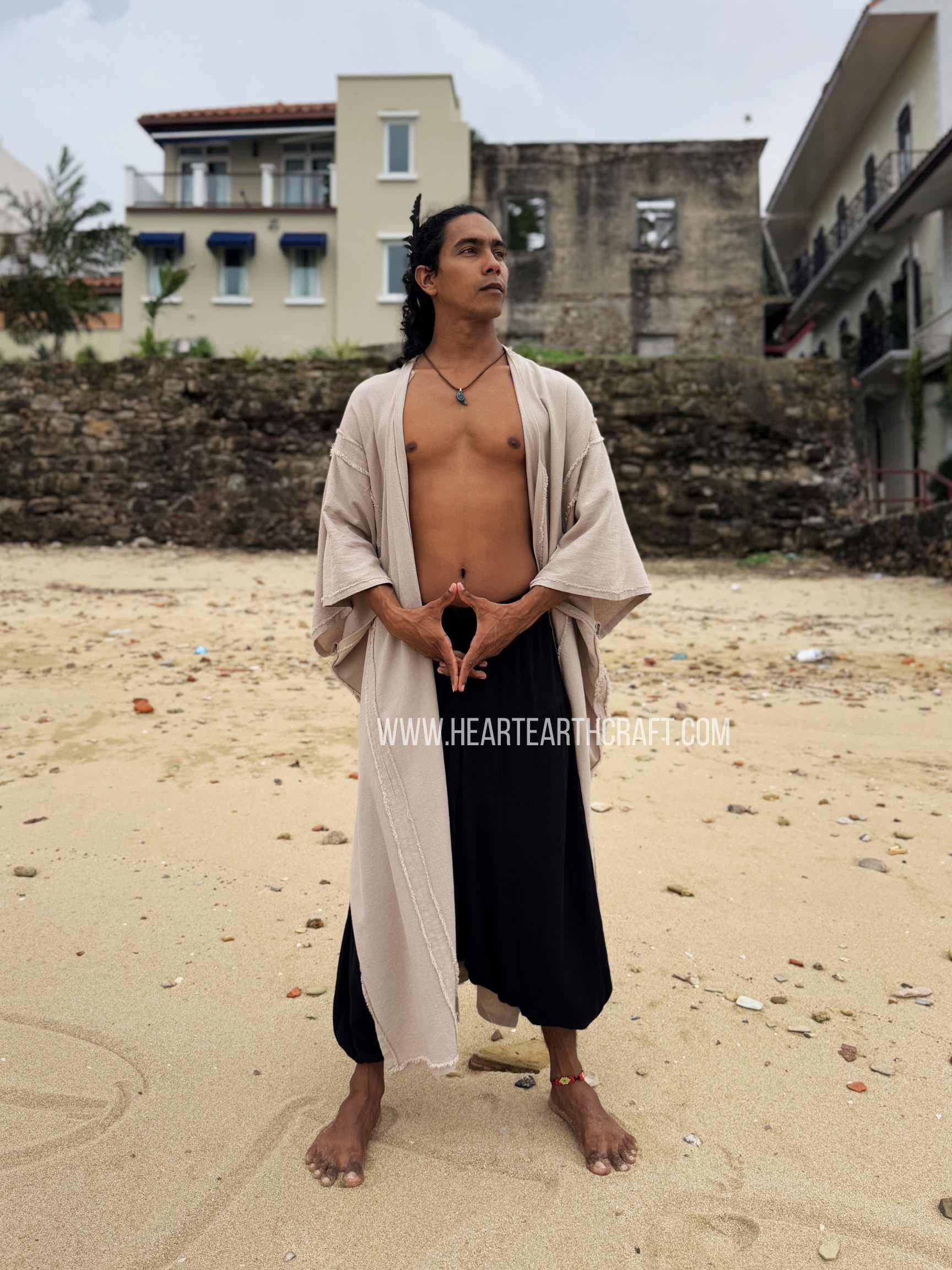 Men's Shaman Robe Cotton Festival Clothing Men ∆ Shaman Clothing ∆ Desert Robe ∆ Mens ...
