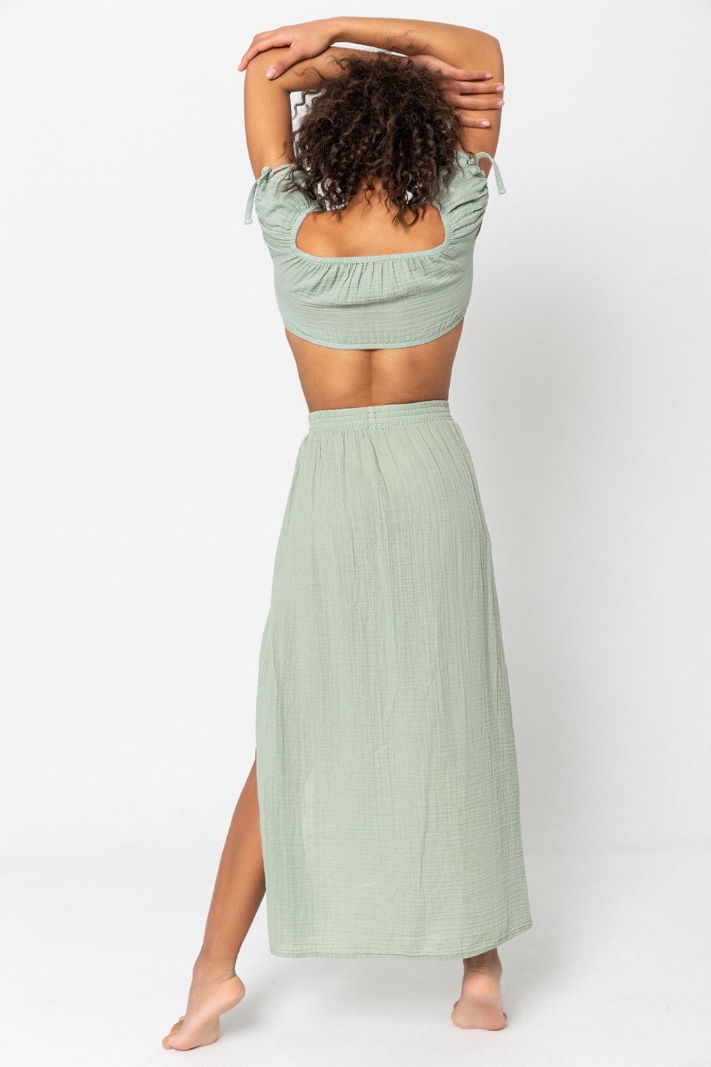 Maxi Goddess Skirt - Organic Cotton Soft Summer Skirt