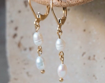 Laury earrings - freshwater pearls