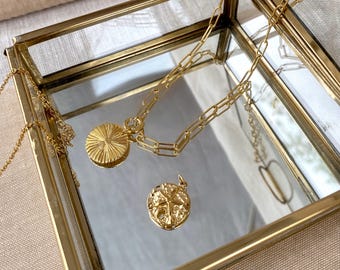 Collar con dijes - malla grande