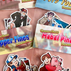 Gravity Falls | Character Sticker Packs
