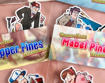 Gravity Falls | Character Sticker Packs