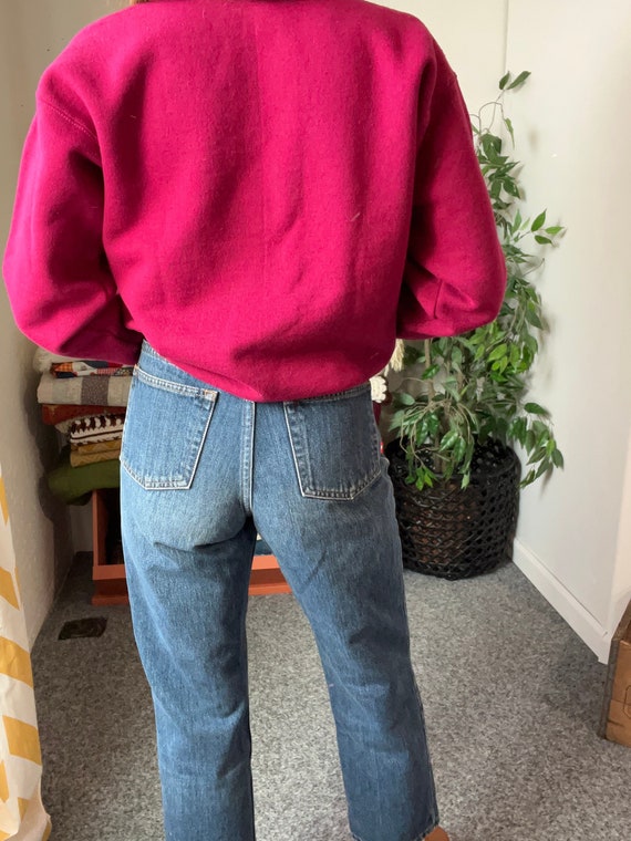 Sz 26 Vintage Lands End Jeans W26 L25 / 90's Mom Jeans / Vintage Denim / Great Fades! Perfect Fit.