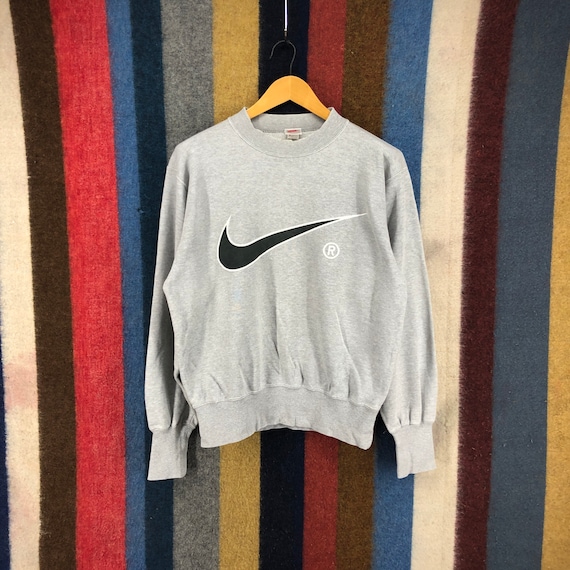90s Vintage NIKE Silver Tag Sweatshirt Pullover Ni