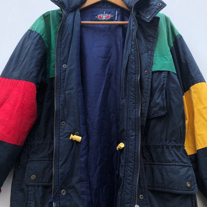 Venturi F1 Central Park Larrousse Long Zipper And Button Jacket Wearable Hoodie Colour Block Big Embroidery Logo Racing Team #0435-11