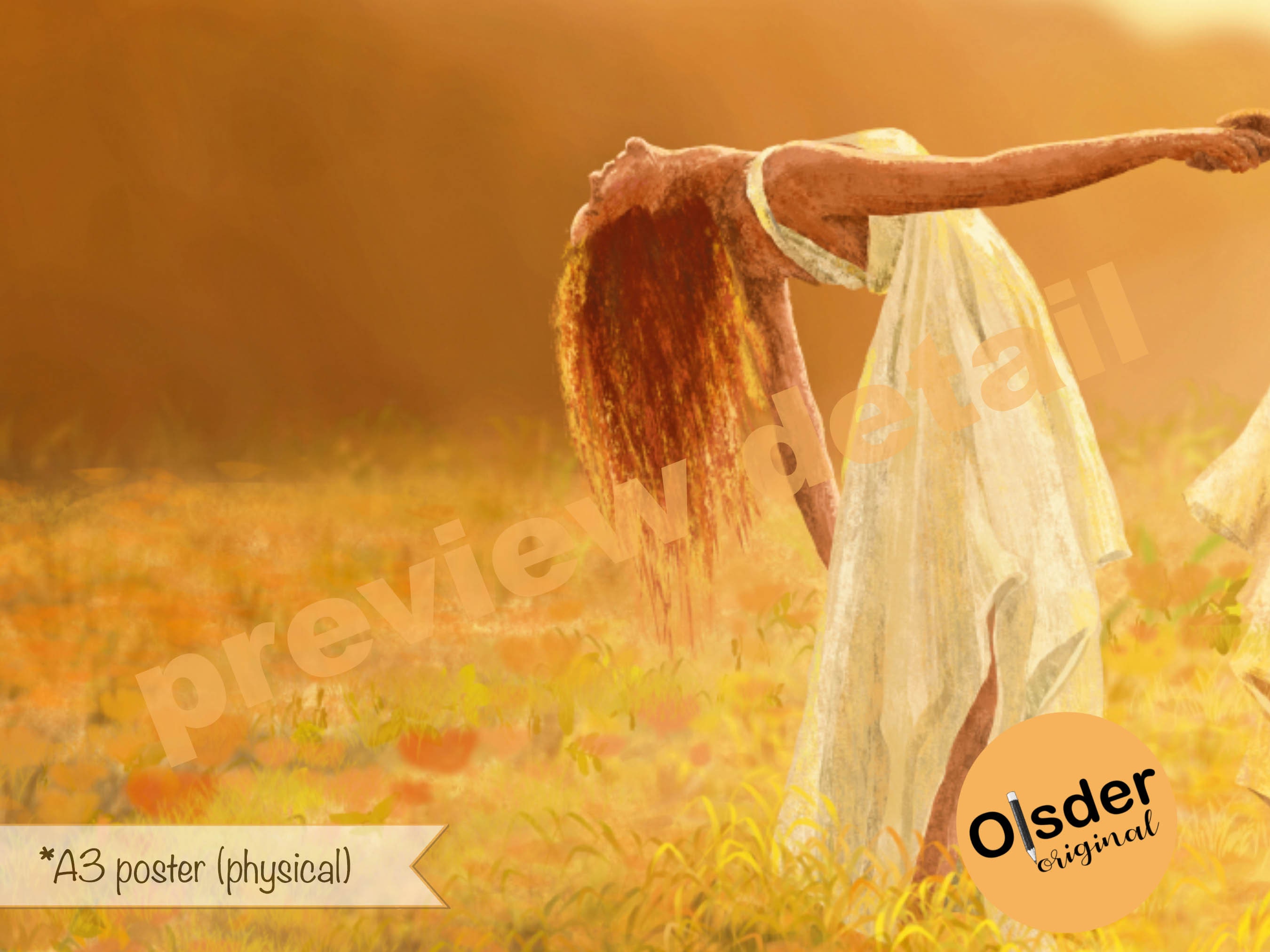 Spring In Myths Poster 'celebrating Spring' A3 Greek Mythology Persephone & Demeter Art ...
