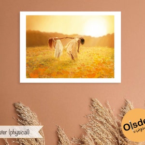 Póster 'Celebrando la Primavera' A3 Mitología griega Arte de Perséfone y Deméter