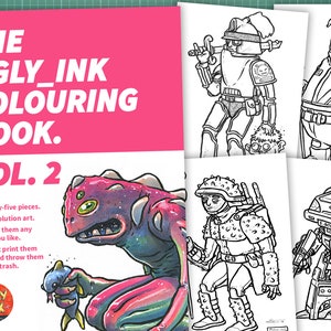 Ugly_Ink Colouring Book Volume 2