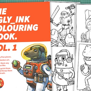 Ugly_Ink Colouring Book Volume 1