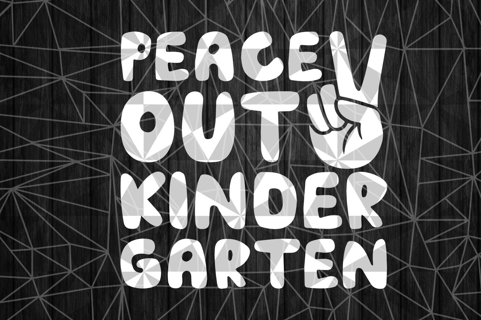 Download Free Svg Peace Out Kindergarten Peeps Cut File Last Day Of ...