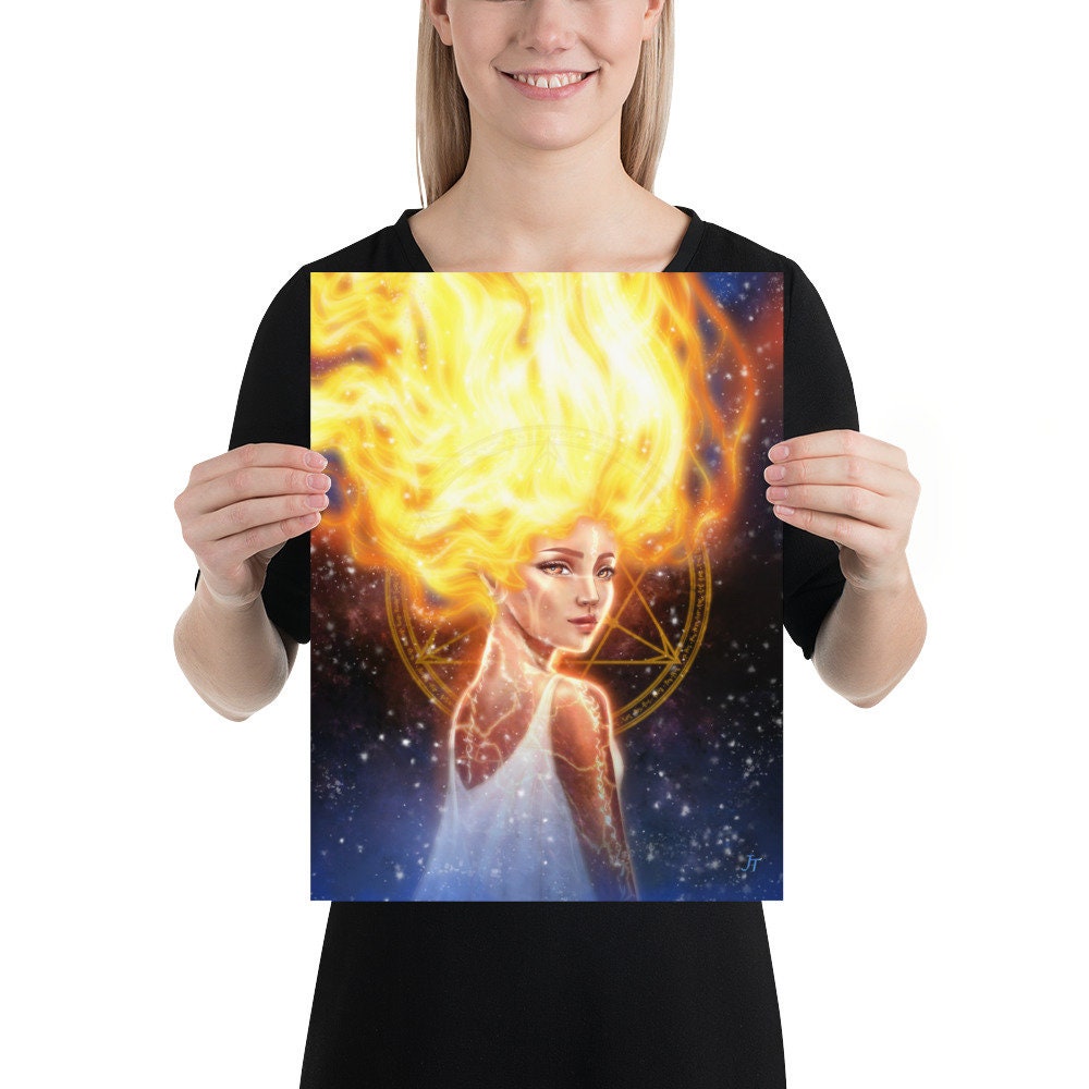 Poster Light Code Activation by the Power of the Fire Element - Etsy