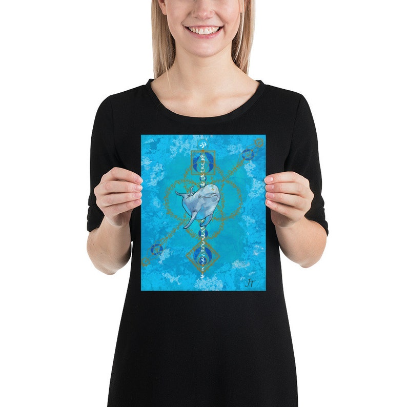 Dolphin Light Language Activation Code Digital Art Print - Etsy