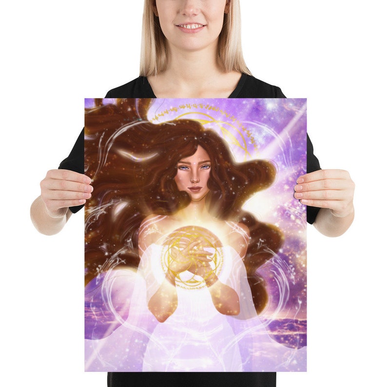 Poster Light Code Activation by the Power of the Divine Feminine - Etsy