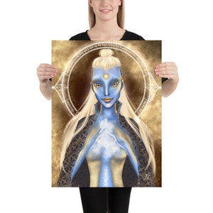 Pleiadian Light Language Activation Code Digital Art Print, Pleiadian Geometric Art Poster, Spiritual Art image 1