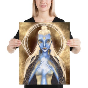 Pleiadian Light Language Activation Code Digital Art Print, Pleiadian Geometric Art Poster, Spiritual Art image 4
