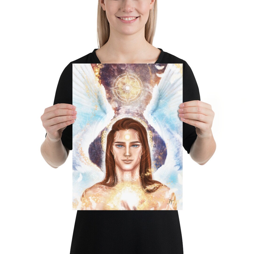 Angel Zadkiel Light Language Activation Code Digital Art Print - Etsy
