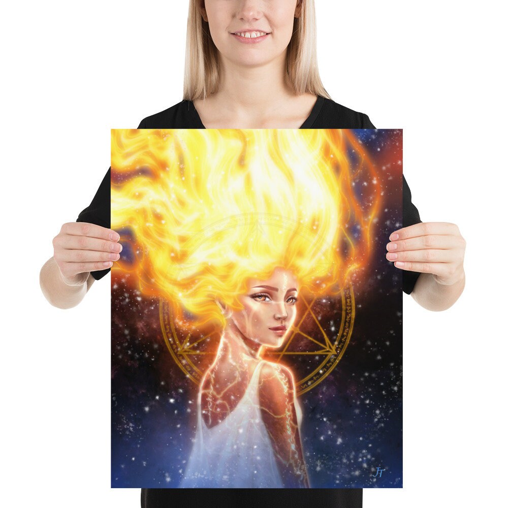 Poster Light Code Activation by the Power of the Fire Element - Etsy