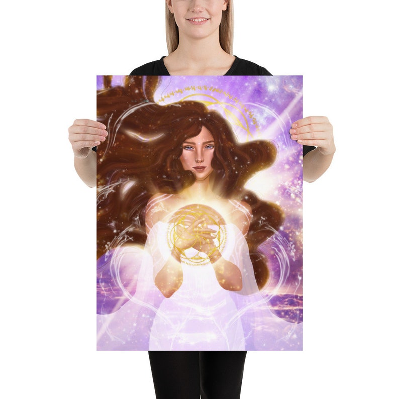 Poster Light Code Activation by the Power of the Divine Feminine - Etsy