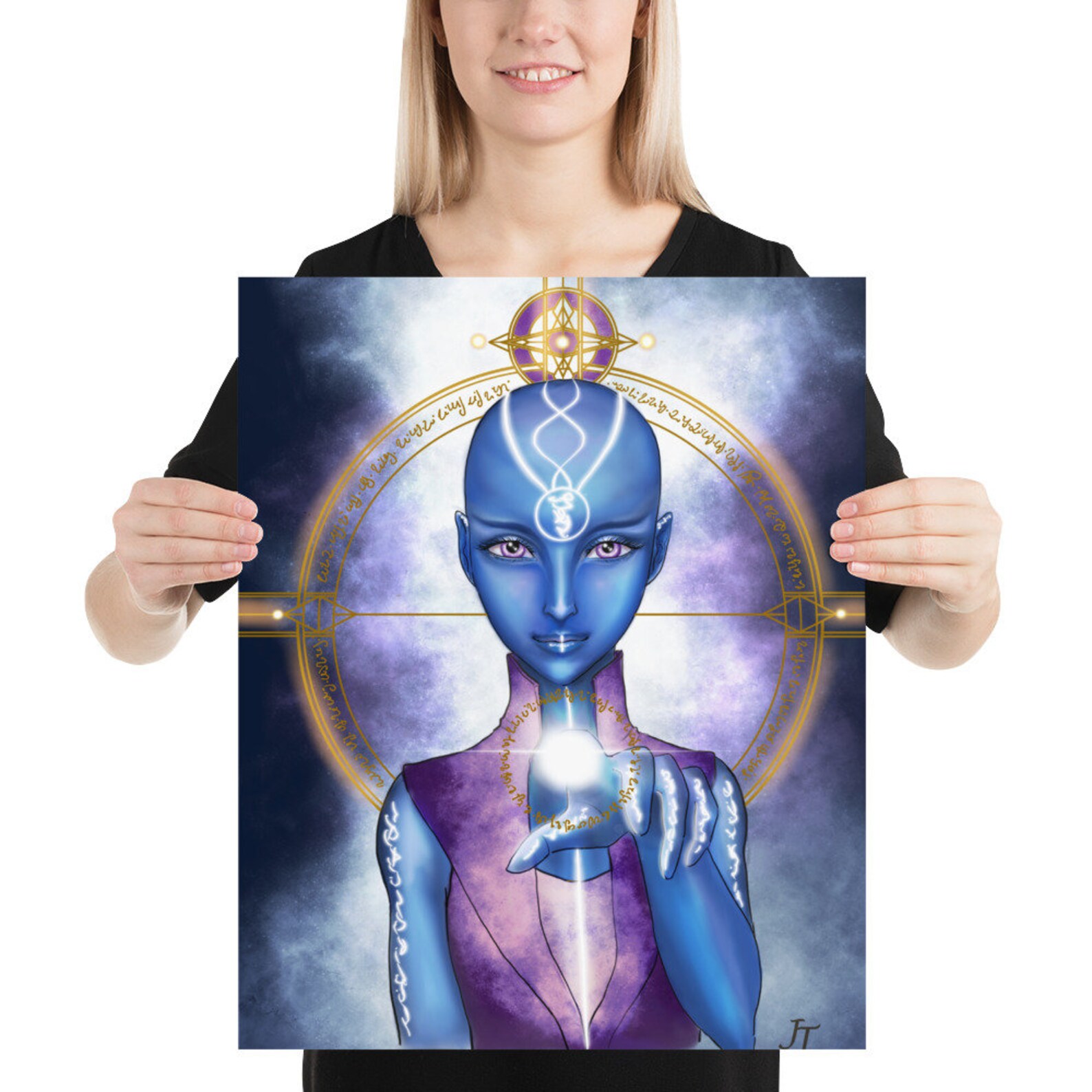 Sirian Guide Light Language Activation Code Digital Art Print, Sirian ...