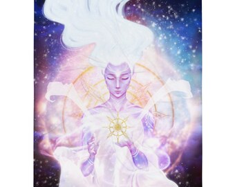 Light Code Activation for Self-realization Throw Blanket