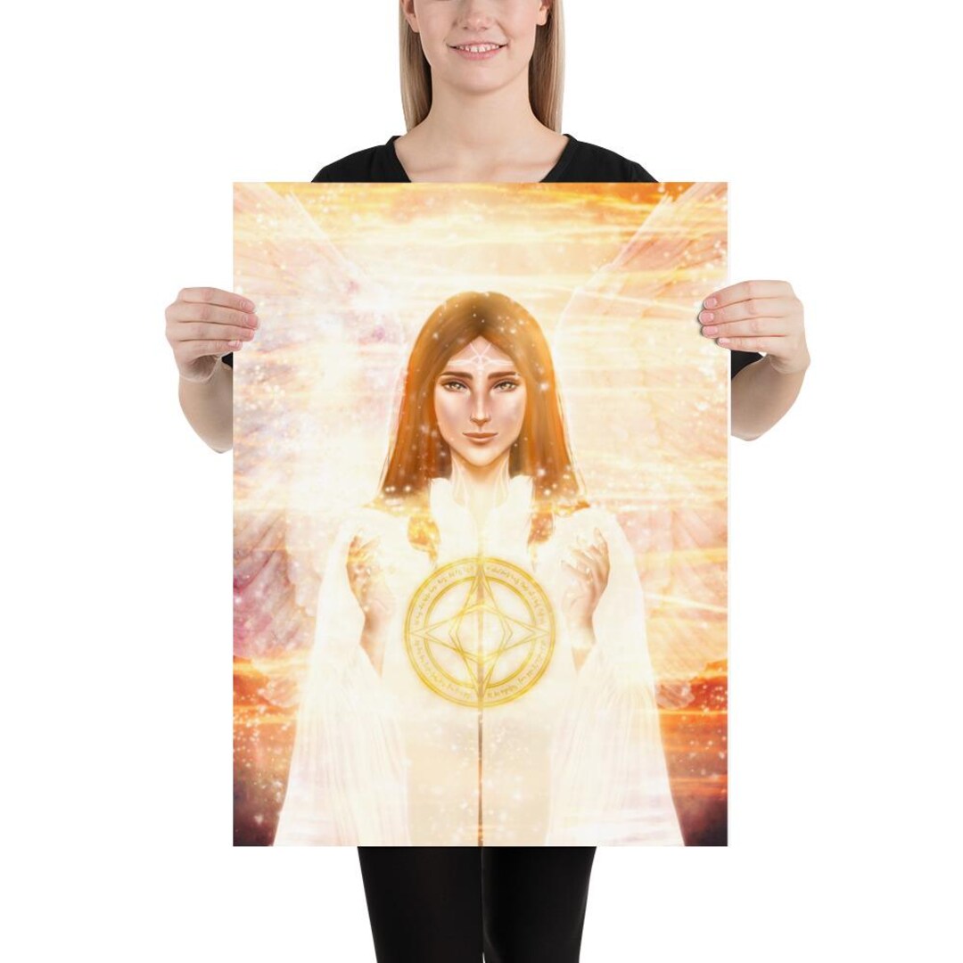 Poster Angelic Light Code Activation by the Guardian Angel - Etsy