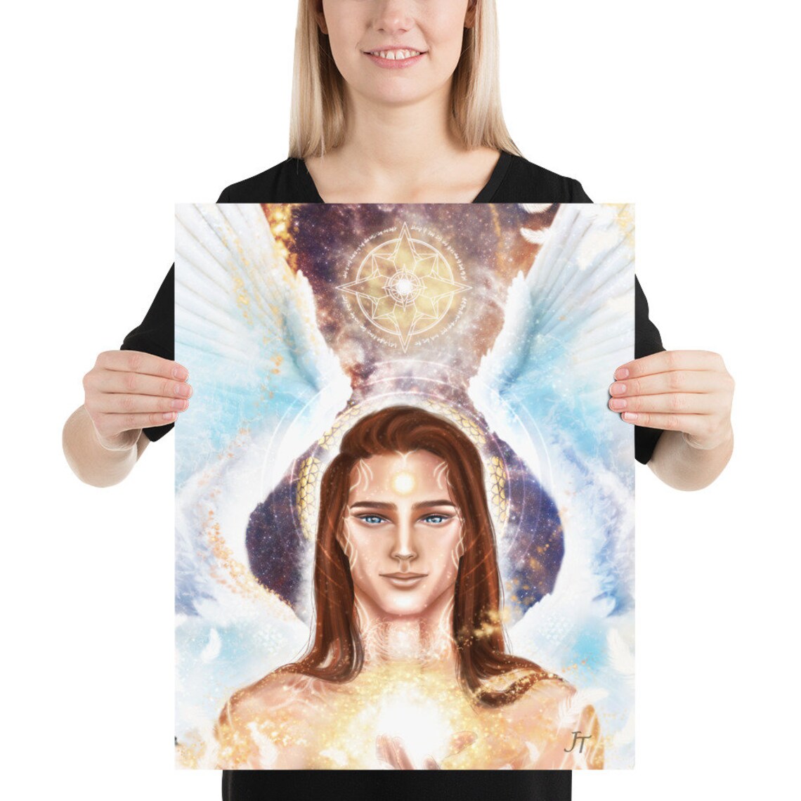 Angel Zadkiel Light Language Activation Code Digital Art Print - Etsy