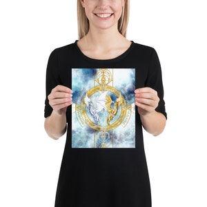 Dragon Light Language Activation Code Digital Art Print