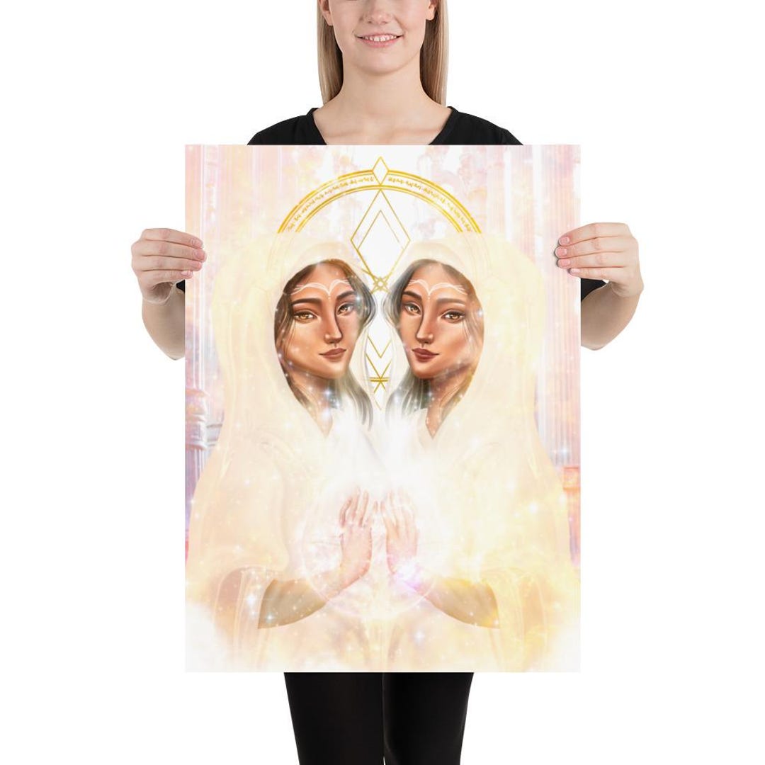 Poster Angelic Light Code Activation by the Myriam - Etsy
