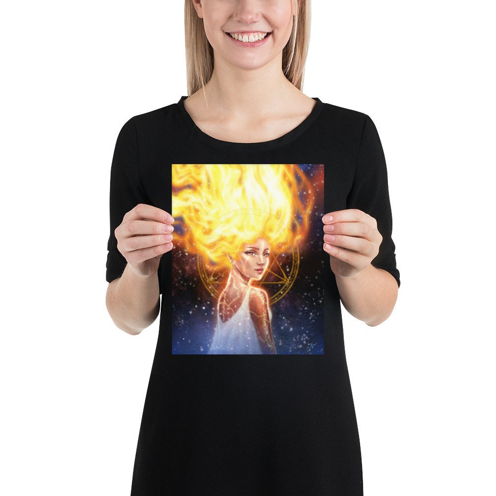 Poster Light Code Activation by the Power of the Fire Element - Etsy