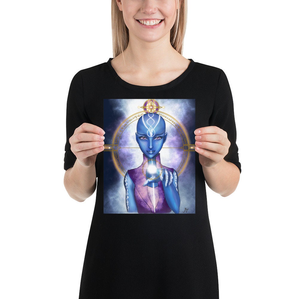 Sirian Guide Light Language Activation Code Digital Art Print, Sirian ...