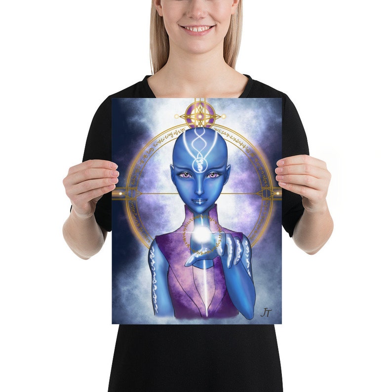 Sirian Guide Light Language Activation Code Digital Art Print, Sirian ...