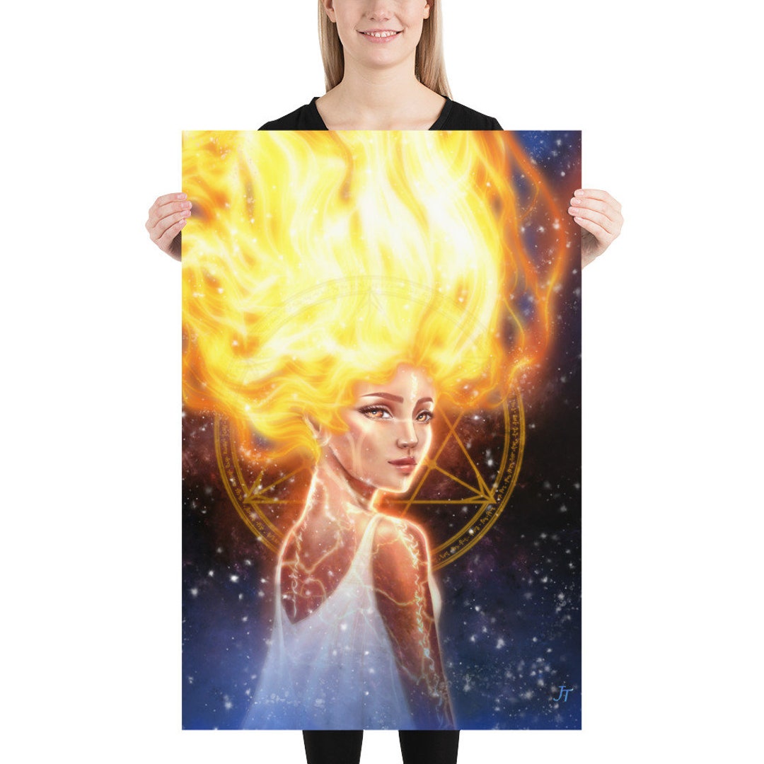 Poster Light Code Activation by the Power of the Fire Element - Etsy