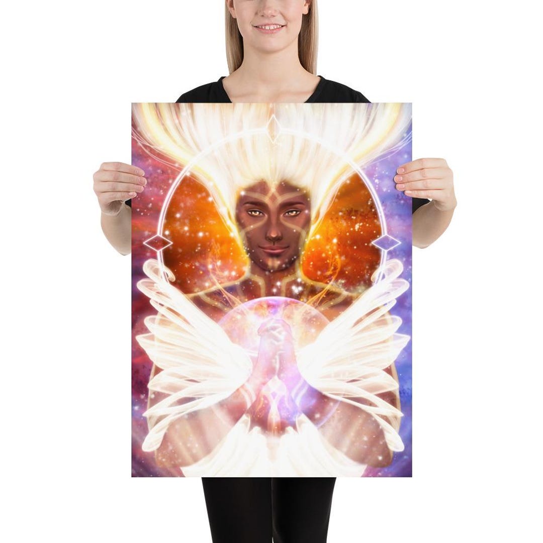 Poster Angelic Light Code Activation by Elohim - Etsy
