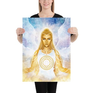 Poster Angelic Light Code Activation by Seraphim