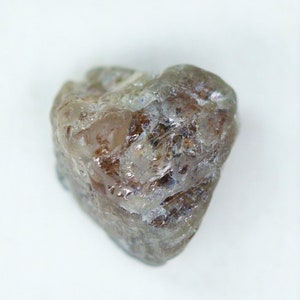 1.05 Carat White and Gray Rough Diamond, White Raw Diamond, Uncut Diamond, Conflict Free, Loose White Rough Diamond For Jewelry