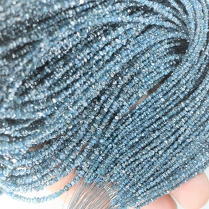 2 -3 mm Natural Dark BLUE RAW DIAMOND Fancy Color Raw Diamond Jewelry Making Beads Conflict Free Excellent Diamond Uncut Wholesale