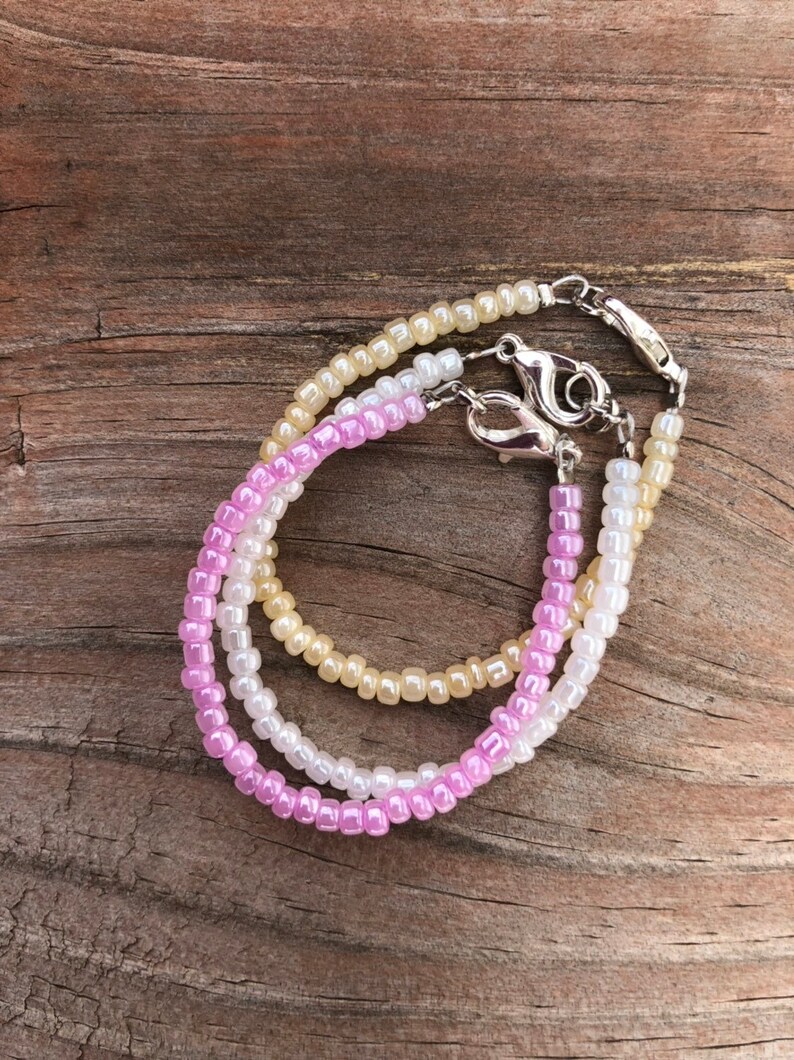 baby girl 1st birthday bracelet