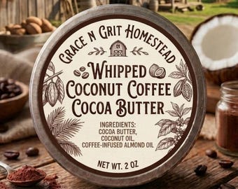 Whipped Coconut Coffee Cocoa Butter