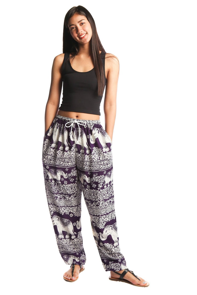 rayon harem pants
