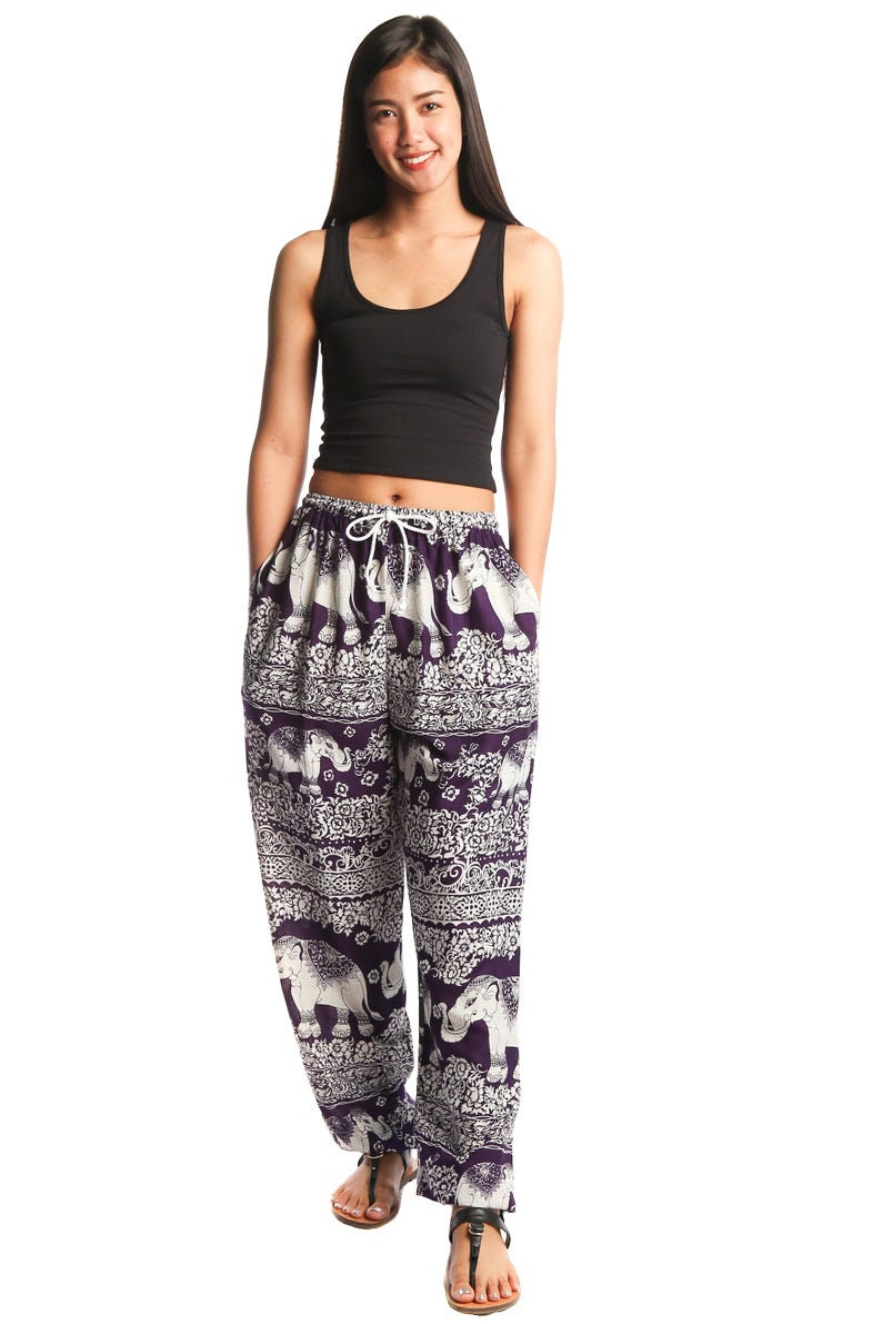 rayon harem pants