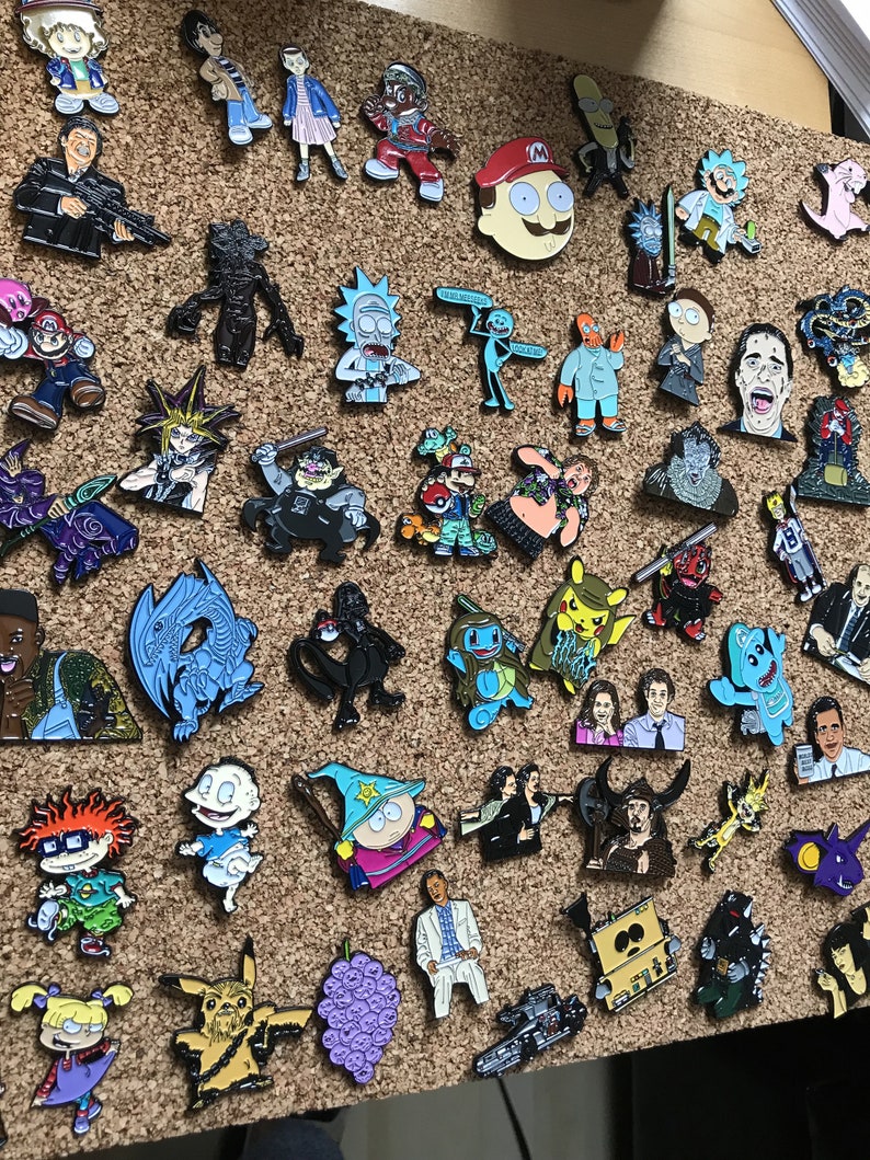 Mystery Grab Bag of One Custom Enamel Pin Pins Pin Badge Etsy