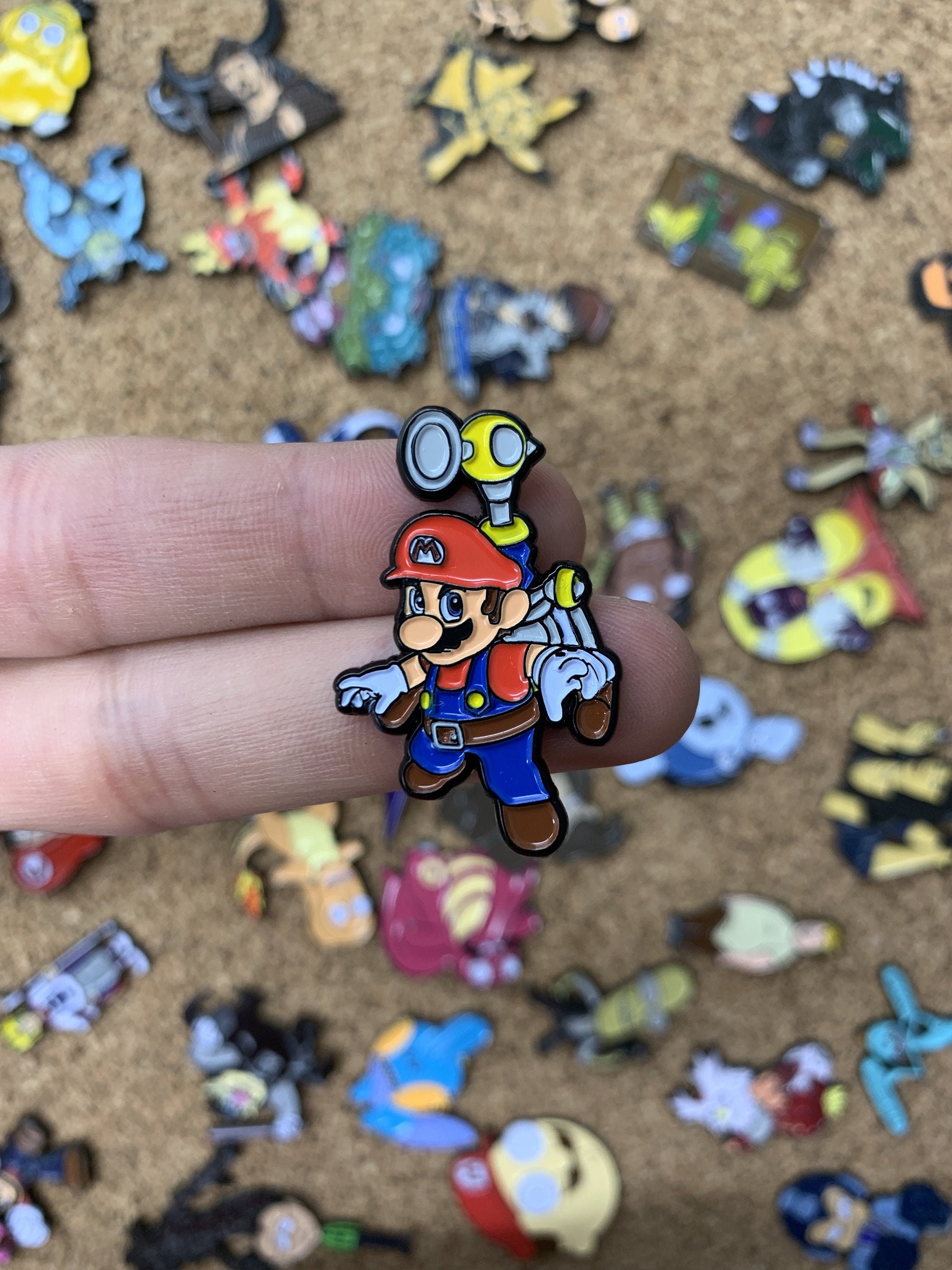 Super Mario Sunshine Custom Enamel Pin 