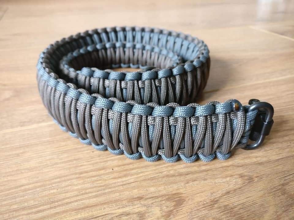 Custom Paracord Rifle Sling 550 Quick Release Swivels Handmade Etsy