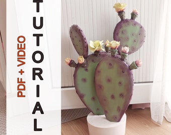 Cactus Cardboard tutorial, Easy Family eva foam Craft, DIY Cardboard Decor, Weekend Art Project