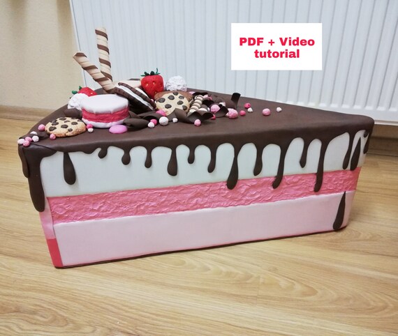 Giant Fake Cardboard Cake Tutorial Party Decor Storefront - Etsy ...