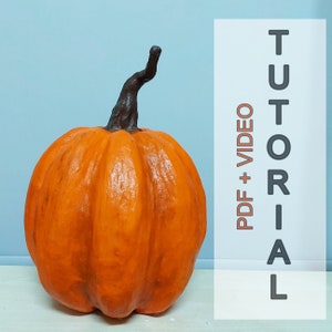Kürbis Tutorial Herbst Wohnkultur Halloween Kürbis Skulptur Video Tutorial